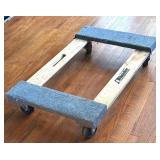 LR - Milwaukee Wooden Moving Dolly with Carpeted Ends