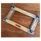 LR - Milwaukee Wooden Moving Dolly with Carpeted Ends