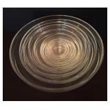 LR - Duralex France Set of Nesting Glass Mixing Bowls