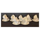 LR - Sango Apple Blossom China Dinnerware Set 76 Pieces