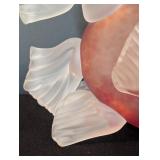 UL - Frosted Art Glass Fish Sculpture