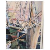 UL - 1944 Framed Print Gloucester Reflections by Joseph Margulies