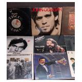 UL - Collection of 14 Classic Rock Vinyl Records Featuring George Harrison, ELO, John Cougar, and More