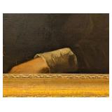 UL - Large Framed Oil on Canvas Portrait of Gentleman in Robes