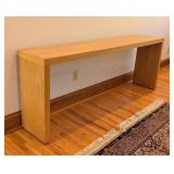 UL - Large Wood Console Table with Light Surface Wear