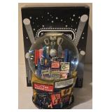 LL - Holiday Decor Collection with Broadway Cares 2001 Snow Globe, Ceramic Tree, and Snowman