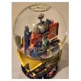 LL - Holiday Decor Collection with Broadway Cares 2001 Snow Globe, Ceramic Tree, and Snowman