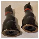 LL - Lot of 2 Vintage Salt and Pepper Shaker Sets - Black Cats and Flamingos