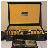 LL - Avin Stainless Steel Flatware Set with Storage Case - 80 Pieces