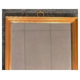 LL - Rectangular Gold Framed Wall Mirror