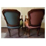 LL - Pair of Vintage French Provincial Armchairs for Reupholstery