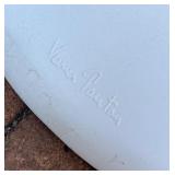 Pair of Vintage Verner Panton White Molded Plastic Chairs