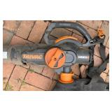 Worx Trivac Electric Leaf Blower Vac Mulcher with Collection Bag