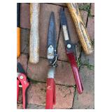 Lot of 7 Garden Pruners, Shears, and Loppers - Various Styles