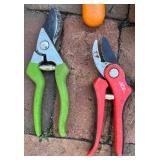 Lot of 7 Garden Pruners, Shears, and Loppers - Various Styles