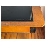UL - Bevan Funnell Reprodux Traditional English Writing Desk with Leather Inlay