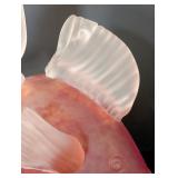 UL - Frosted Art Glass Fish Sculpture