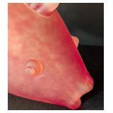 UL - Frosted Art Glass Fish Sculpture