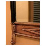 ML - Vintage Regency Style Wall Mirror with Ornate Wood Frame