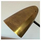 UL - Vintage Brass Double Gooseneck Desk Lamp with Adjustable Shades