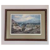 UL - C. Aspevig Framed Limited Edition Landscape Print