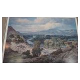 UL - C. Aspevig Framed Limited Edition Landscape Print