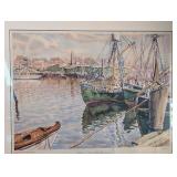 UL - 1944 Framed Print Gloucester Reflections by Joseph Margulies
