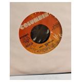 UL - Collection of Vintage 45 RPM Records with Sleeves