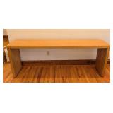 UL - Large Wood Console Table with Light Surface Wear