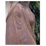 BY - Antique Jean-Jacques Ducel French 11-Foot French Cast Iron Statue