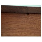 LL - Vintage Wooden Side Table with Drawer and Open Shelf