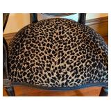 ML - Hooker Jennifer Arm Chair with Leopard Black Upholstery