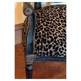 ML - Hooker Jennifer Arm Chair with Leopard Black Upholstery