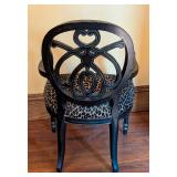 ML - Hooker Jennifer Arm Chair with Leopard Black Upholstery
