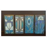 ML - Set of 4 Motawi Art Tiles