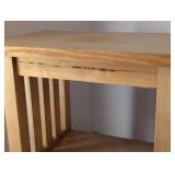 UL - Wooden Side Table with Shelf