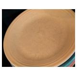 K - Set of 20 Fiesta 10.5-Inch Dinner Plates Assorted Colors