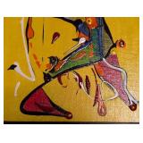 ML - D. Culver Abstract Oil Painting Framed