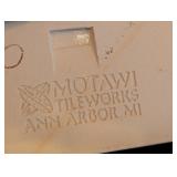 ML - Pair of Motawi Tileworks Monarch Butterfly Art Tiles