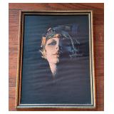 ML - Framed Art Deco Pin-Up Print by Rolf Armstrong The Kiss