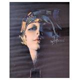 ML - Framed Art Deco Pin-Up Print by Rolf Armstrong The Kiss