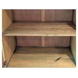 UL - Wood Armoire with Double Doors and Two Drawers