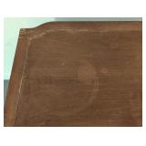 LL - Vintage Drexel Wood Side Table with Shelf