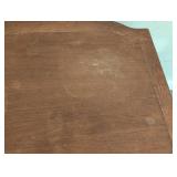 LL - Vintage Drexel Wood Side Table with Shelf