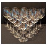 ML - Set of 15 Riedel White Wine Glasses 8 Inch Tall