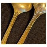 ML - Pair of Sterling Silver Collector Spoons with Ornate Handles