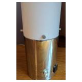 UL - 24 Inch Vintage Style Cylinder Table Lamp with Chrome Base