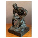 UL - 12 Inch Plaster Sculpture Athlete by Rodin