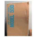 LL - Technical Model 550 Dry Mount Press with Original Box - Untested