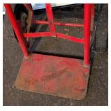 G - Used Heavy Duty Red Steel Hand Truck with Wheels